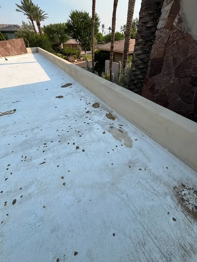 roof with damage