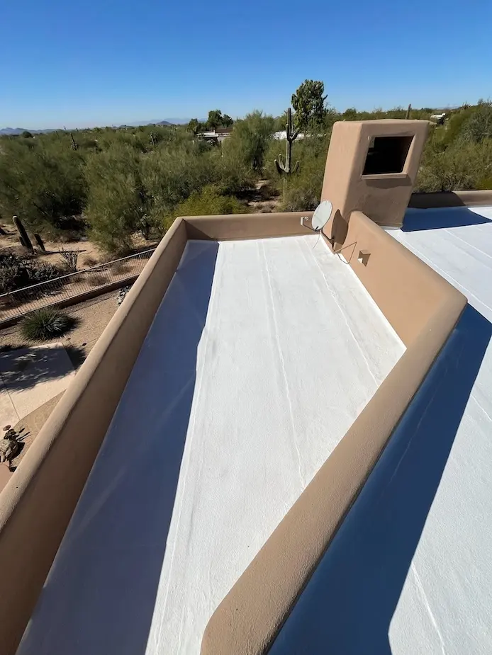 Finished roof repair