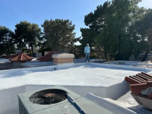 arizona company inspecting flat roof for leaks